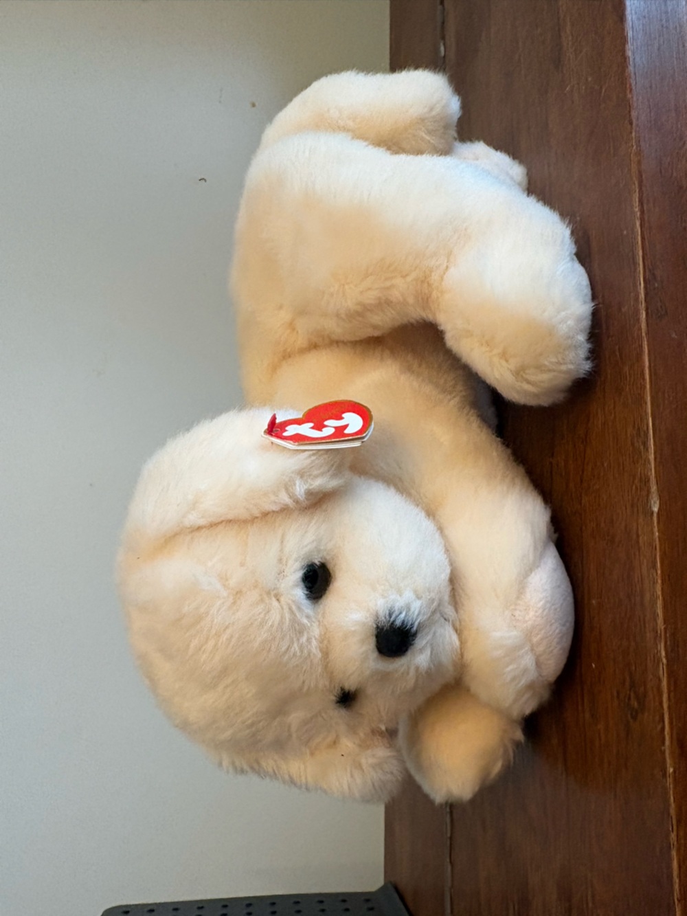Ty Cream Plush Puppy
